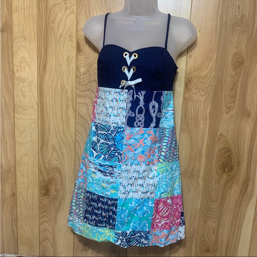 Women’s Lily Pulitzer Size Two Pattern Blue Dress
